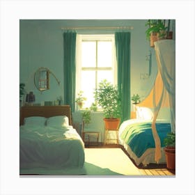 Bedroom - Bedroom Canvas Print