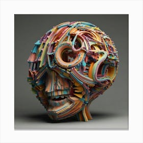 Paper Sculpture Canvas Print