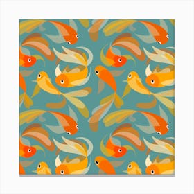 Goldfish Art Print Lienzo