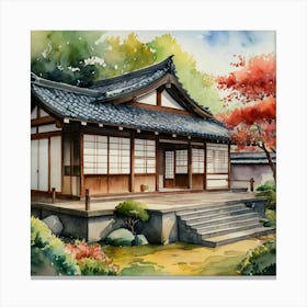 Japanese House 2 Canvas Print
