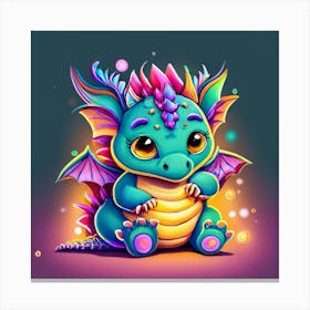 Cute Dragon 5 Canvas Print
