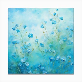 Forget Me Nots 3 Canvas Print