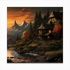 paysage Canvas Print