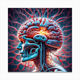 Human Brain 56 Canvas Print