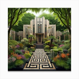 London Garden Canvas Print