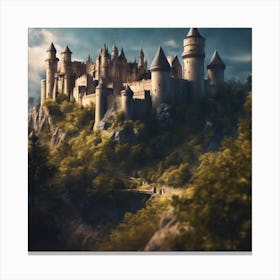 Harry Potter Castle 1 Canvas Print