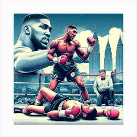 Anthony Joshua Canvas Print