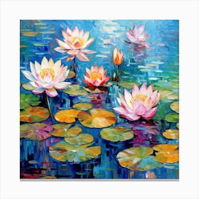 Water Lilies 8 Canvas Print