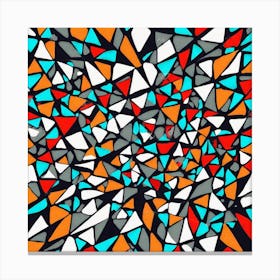 Abstract Mosaic Pattern 1 Canvas Print