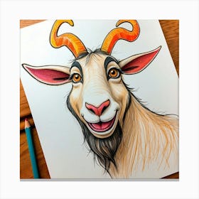 Goat! 27 Canvas Print