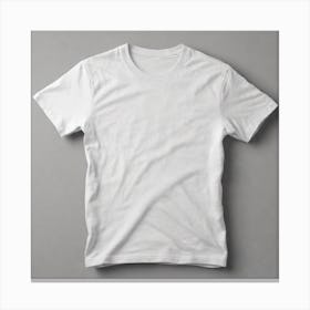 White T - Shirt 11 Canvas Print