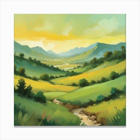 Landscape Painting 22 Canvas Print