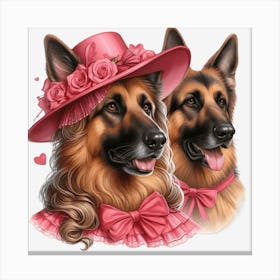 German Shepherds Toile