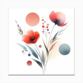 Poppies 4 Canvas Print