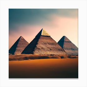 Pyramids Of Giza 2 Canvas Print
