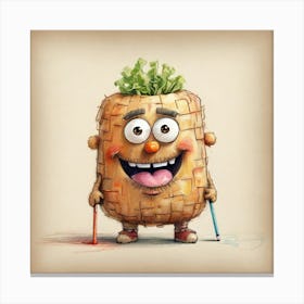 Potato Head 2 Canvas Print