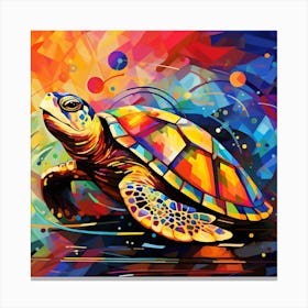 Turtle Painting 10 Canvas Print