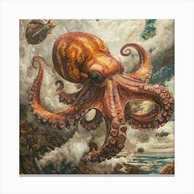 Octopus 9 Canvas Print