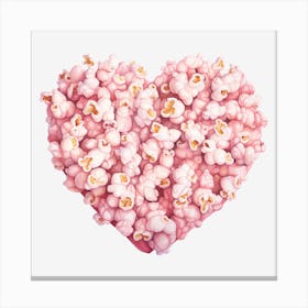 Heart Of Popcorn 10 Canvas Print