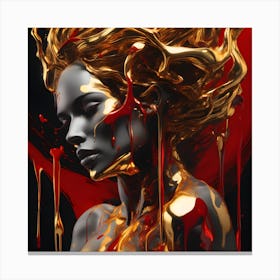 'Blood And Gold' Canvas Print