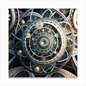 Clockwork Gears Canvas Print