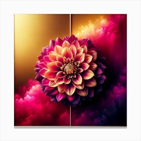 Dahlia Flower 6 Canvas Print