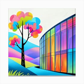 Colorful Building 2 Canvas Print