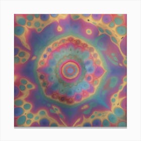 Psychedelic Mandala Canvas Print