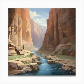 Grand Canyon River Canvas Print