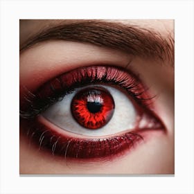 Red Eye Canvas Print