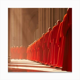 Red Robes 3 Canvas Print