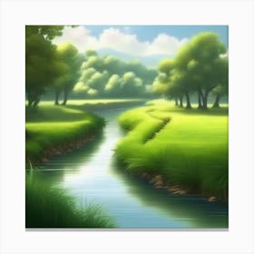 Landscape Painting 181 Canvas Print