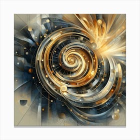 Abstract Spiral 4 Canvas Print