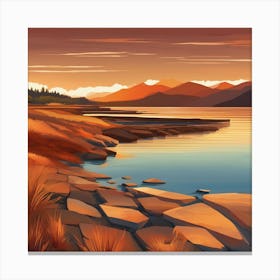 Warm shores Canvas Print