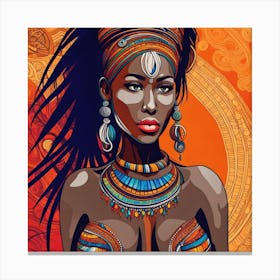 African Woman 1 Canvas Print