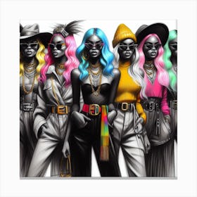 'The Girls' 1 Canvas Print