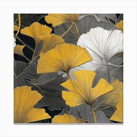 Ginkgo Leaves 32 Canvas Print