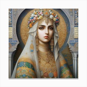 Islamic Queen Canvas Print