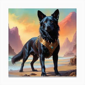 Fantasy Dog 6 Canvas Print