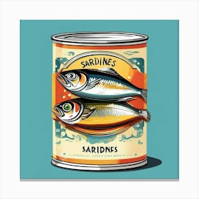 Sardines can Canvas Print