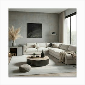 Modern Living Room 145 Canvas Print