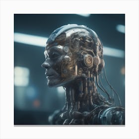 Futuristic Woman 55 Canvas Print