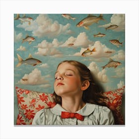 Dreams of Sardines and Other Fish Canvas Print