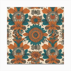 Floral Pattern 4 Canvas Print