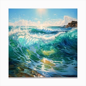 Ocean Waves Canvas Print