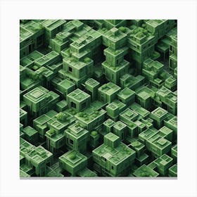 Green City Canvas Print