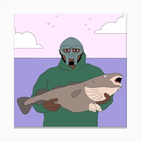 MF DOOM - Fish Fillet-O-Rapper Canvas Print