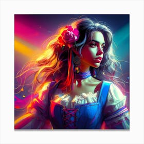 Portrait Artwork 260 Canvas Print