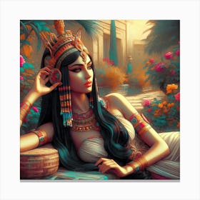 Cleopatra Portrait Artwork 198 Canvas Print