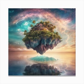 Island In The Sky Canvas Print